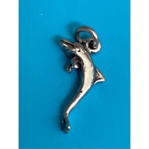 Dolphin Sterling Silver Jewelry Charm #sea life #dolphin #beach